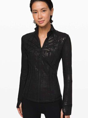 Lululemon  Define Jacket 20YR Manifesto Foil Black/Black Size 10